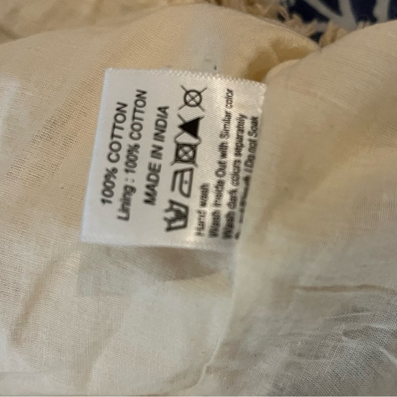 Vintage 100% cotton Indian hand embroidered mirror work bead embellished jacket - Picture 13 of 14